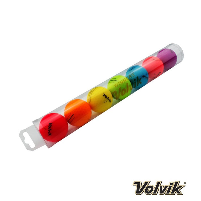 Volvik Rainbow Golf Ball Gift Tube