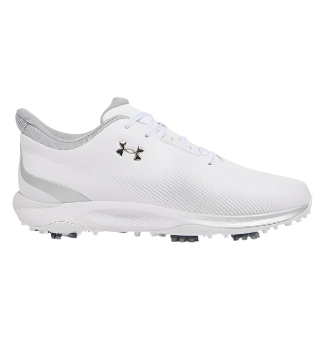 Under Armour Drive Fade Spiked Mens Golf Shoes - White