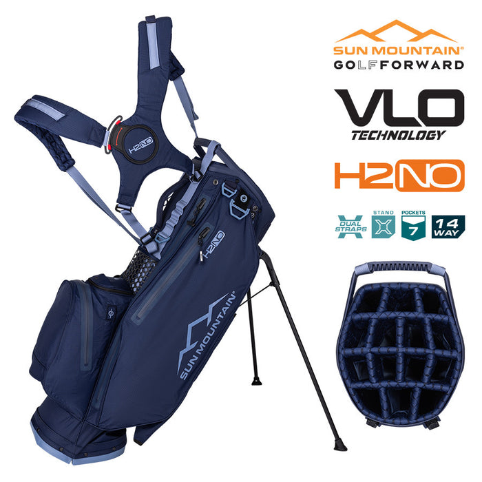 Sun Mountain H2NO VLO 14-Way Waterproof Stand Bag 2025