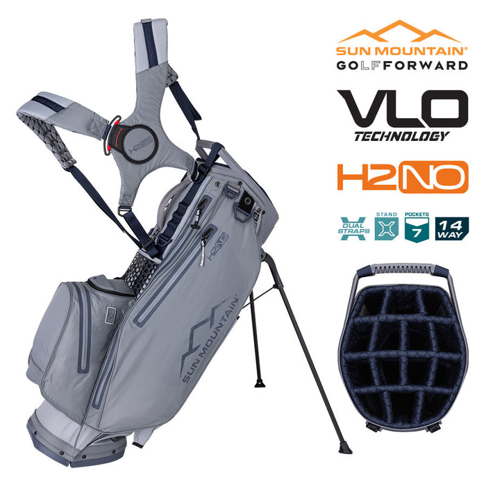 Sun Mountain H2NO VLO 14-Way Waterproof Stand Bag 2025