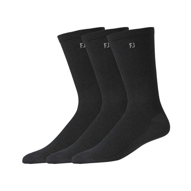 FootJoy ProDry Lightweight Crew Golf Socks 3 Pair Pack