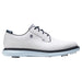 FootJoy Blucher Traditions White/Sky Blue/Camo Spiked Golf Shoes