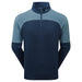 FootJoy ThermoSeries Jacquard Midlayer AW 2025/2026 in navy/slate – front view