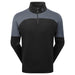 FootJoy ThermoSeries Jacquard Midlayer AW 2025/2026 in black/charcoal– front view