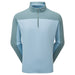 FootJoy ThermoSeries Hybrid Midlayer AW 2025/2026 in green & grey  – front view