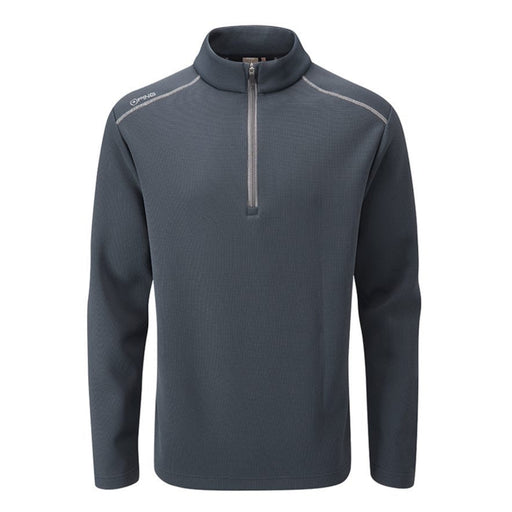Ping Ramsey Men's Half Zip Ribbed Golf Fleece - Navy