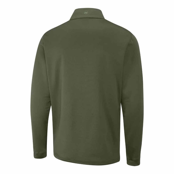 Ping Astbury Men's Insulated Half Zip Fleece Jacket - Dark Olive/Lichen
