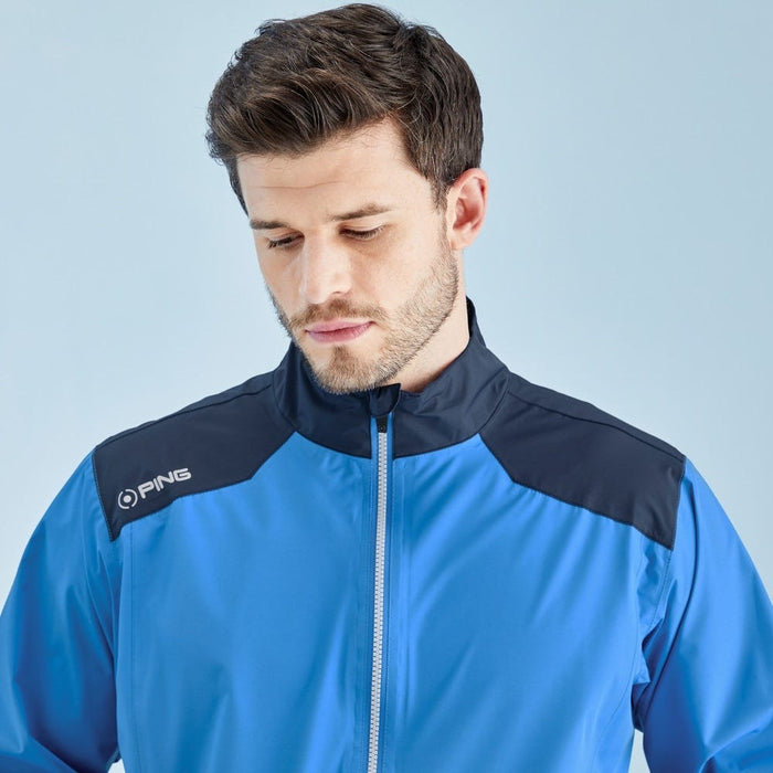 Ping Aquadrive Men's Waterproof Jacket - Brilliant Blue/Oxford Blue