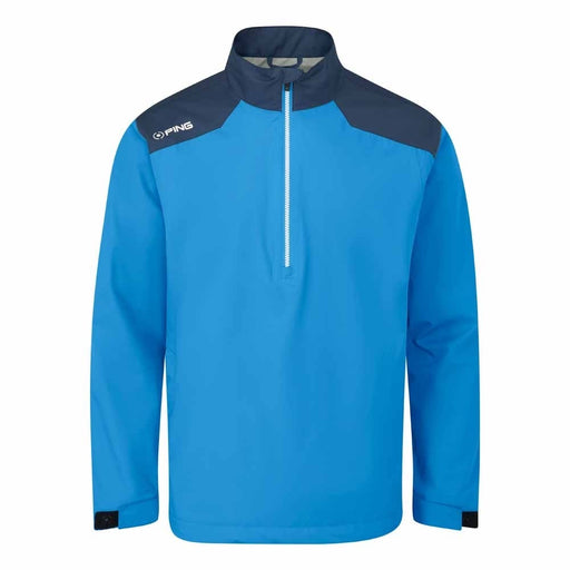 Ping Half Zip Mens Waterproof Jacket Brilliant Blue/Oxford Blue