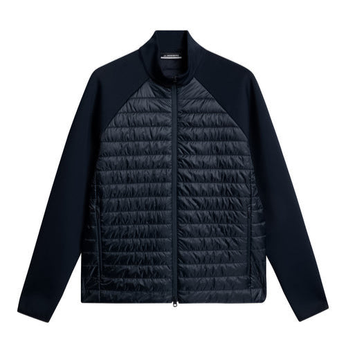 J.Lindeberg Hayden Quilt Hybrid Golf Jacket - JL Navy
