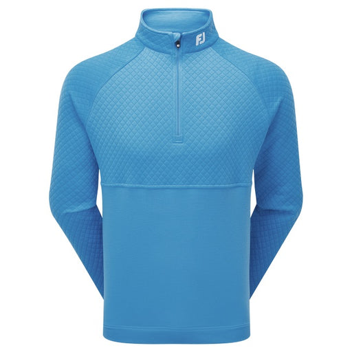 FootJoy Jacquard Thermal Chill Out Pullover - High Tide - Front