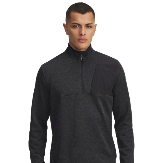 Under Armour Men's Drive Sweaterfleece Golf Midlayer - on model front 