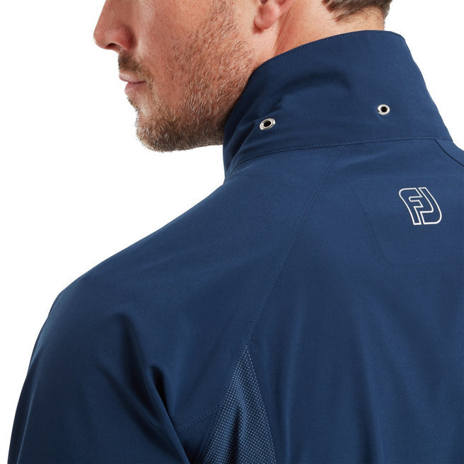 FootJoy HydroTour Waterproof Golf Jacket - Navy - Close up back
