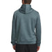 Under armour drive midlayer jacquard hoodie in Jasper Blue - back view on model