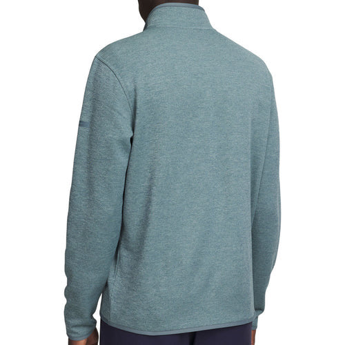 Under Armour Men's Drive Sweaterfleece Golf Midlayer - Jasper on model back view