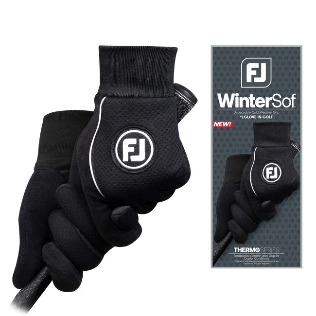 FootJoy Wintersof Pair Womens Golf Gloves - modelled and packet