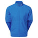 FootJoy HydroLite X Waterproof Golf Jacket - Full Zip - blue front view