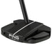 Black golf putter with 'PING' branding on a white background