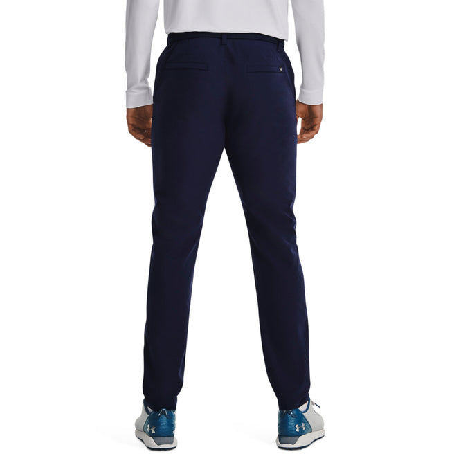 Under Armour CGI Tapered Winter Golf Trousers - navy on back model