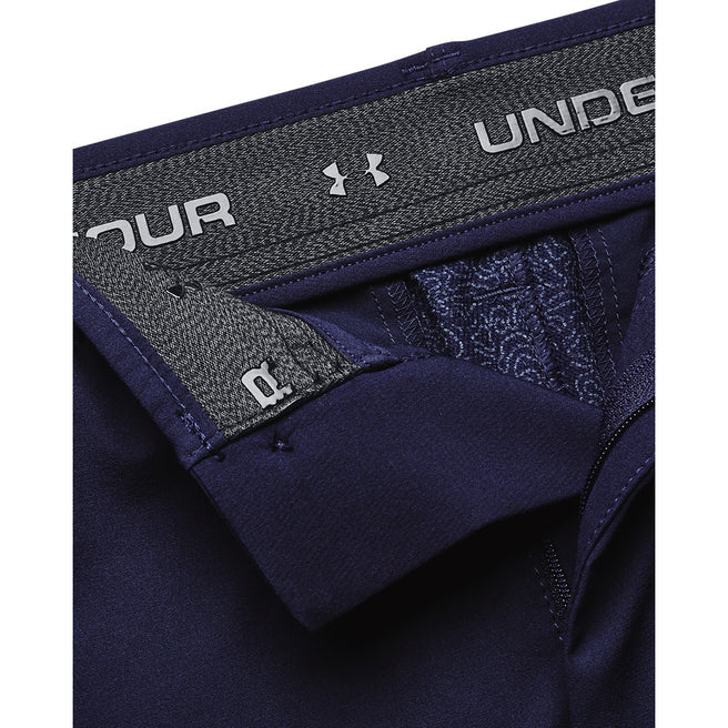 Under Armour CGI Tapered Winter Golf Trousers navy close up