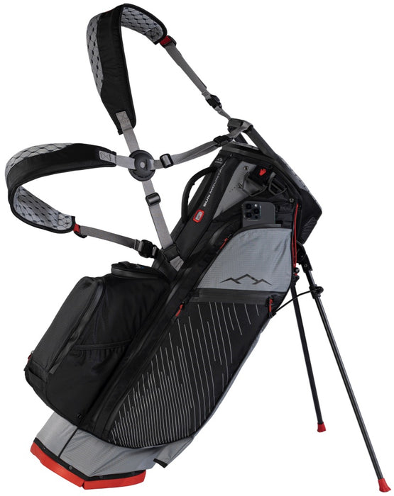 Sun Mountain Eclipse E-4.5 H2NO Hybrid Golf Bag - Nickel Black Red