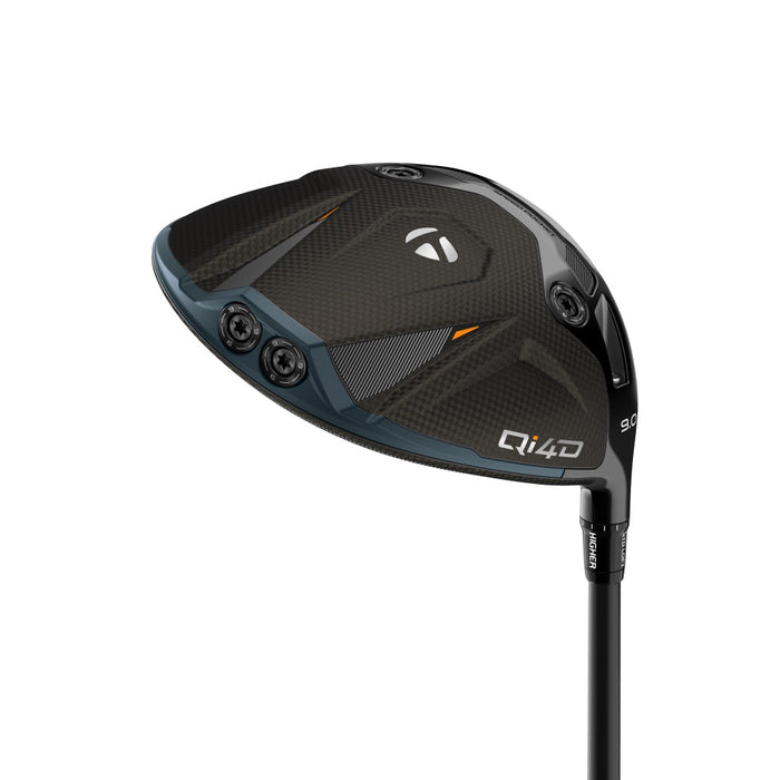 TaylorMade Qi4D Golf Driver, view of the back weights