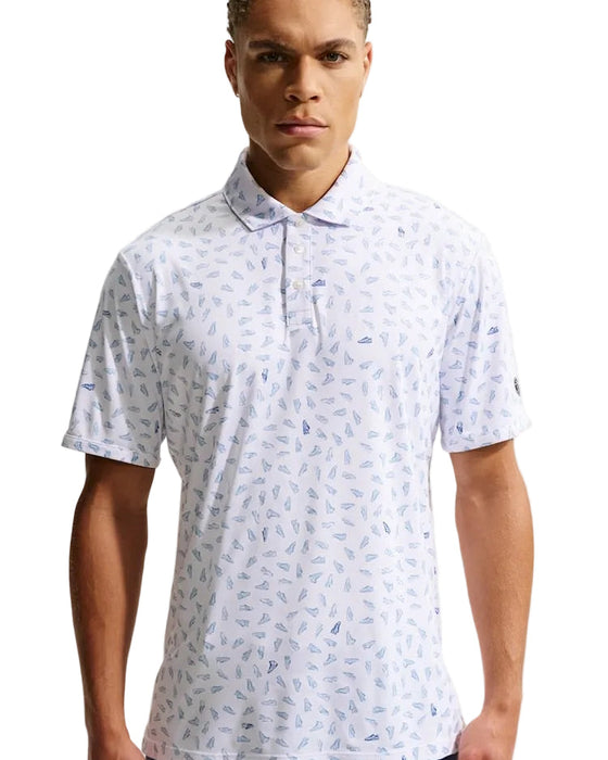 Nike Par 5 Shoe Print Golf Polo Shirt