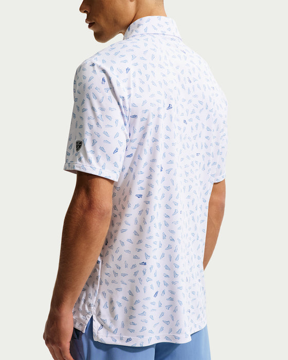 Nike Par 5 Shoe Print Golf Polo Shirt