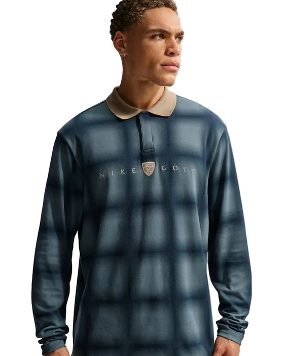 Nike Dri-FIT Fairway Fresh Long Sleeve Golf Polo Shirt