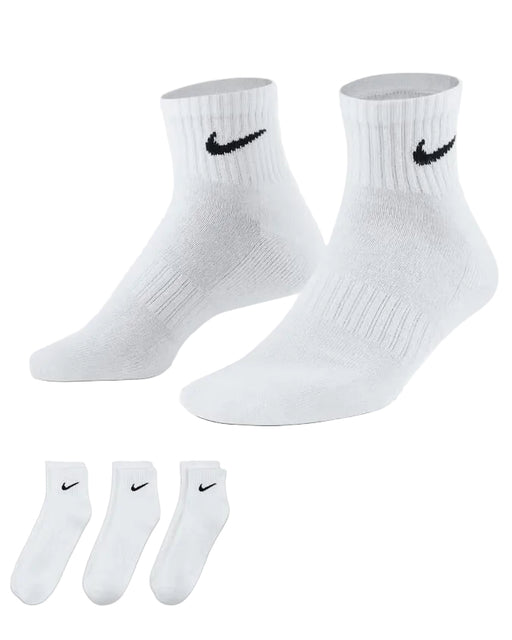 nike golf ankle socks in white