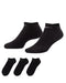 nike no show black golf socks