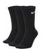 Nike Everyday Lightweight Crew Socks 3 Pair Pack in black
