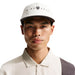 Nike Pro Flatbill Cord Golf Hat - sail/anthracite on model front view