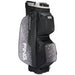 ping monsoon waterproof cart bag black/grey full view of bag