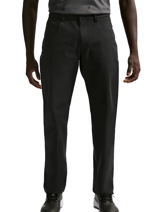 Nike Velocity 5 Pocket Golf Trousers  in black front view on model