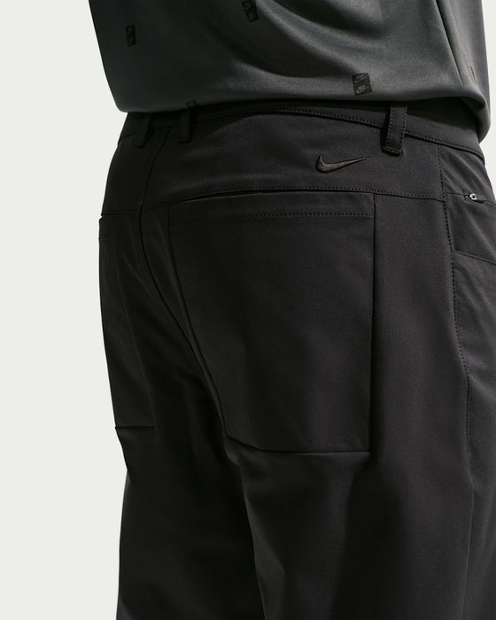Nike Velocity 5 Pocket Golf Trousers  in black view of the rear pocket
