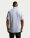 Nike Velocity Dri-FIT Micro Golf Polo Shirt in wolf grey back of model