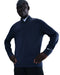Nike Velocity ThermaFit Golf Half Zip Sweatshirt in navy, front view of the model