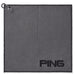 PING Clip Golf Towel in grey