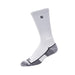 FootJoy ProDry Crew Golf Socks in White. FootJoy logo and new sole design seen in black accents