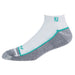 FootJoy ProDry Sport Golf Socks in white with green and grey accents