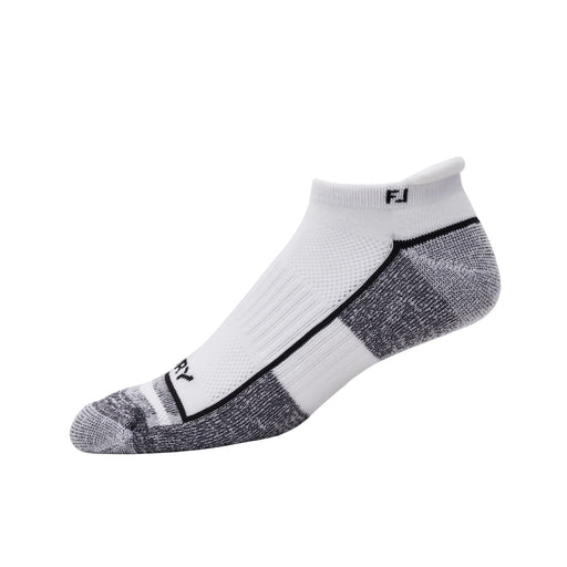 FootJoy ProDry Roll Tab Golf Socks in white with black accents