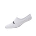 FootJoy ProDry Lightweight Ultra Low Cut Golf Socks in white, showing the low cut design side on. ProDry logo showing on top of foot