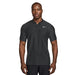 Nike Velocity Dri-FIT Blade Golf Polo Shirt in black on model showing white logo