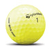 TaylorMade TP5 Golf Balls 2026 in yellow, clearly showing tp5 and taylormade logo