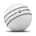 TaylorMade TP5 Stripe Golf Ball 2026 showing the clear stripe featuring the number 1 and taylormade logo