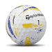 TaylorMade Speedsoft Ink Golf Ball in yellow and blue