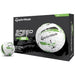 TaylorMade Speedsoft Ink Golf Balls in green ink, view of dozen balls