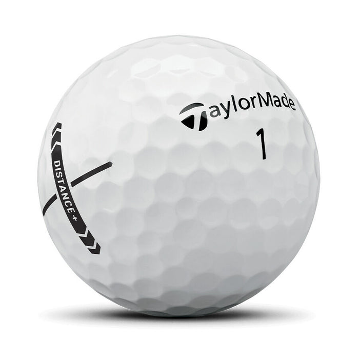 TaylorMade distance + golf ball on a white background