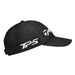 TaylorMade Tour Preferred Litetech Qi4D Golf Hat showing the black hat side on showing the tp5 logo